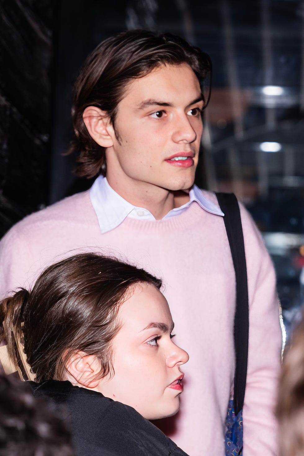 Louis Partridge arriving to the SNL after-party in New York City on December 10, 2023 louis partridge arriving to the snl after party in new york city on december 10, 2023