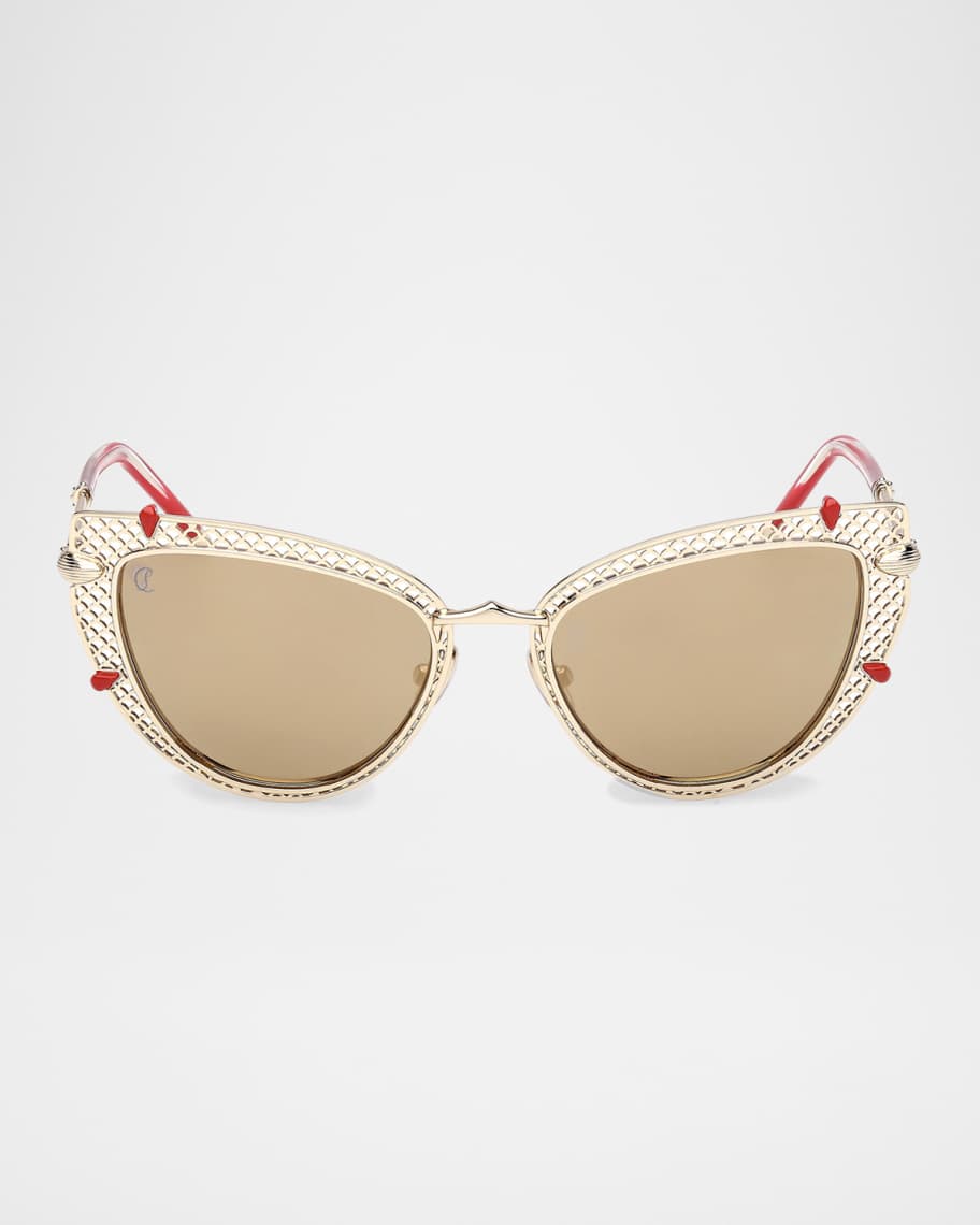 Miss Z Metal Cat-Eye Sunglasses